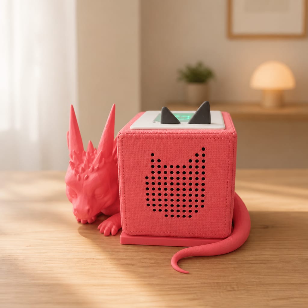 Dragon Guard“ – Magische Schutzhülle &amp; Halterung für deine Toniebox