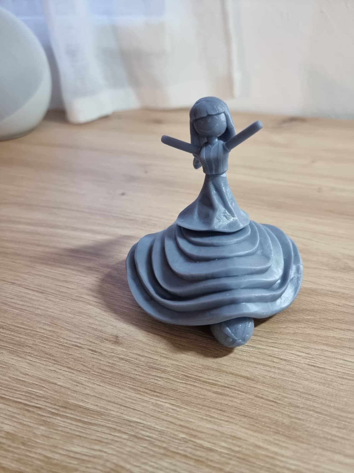 Unikat-Figur: "Toy Rock" aus Clair Obscure - Handbemalter "Toddler Art" Stil!